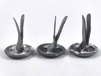 Satz Nieten für Stahlhelm der Wehrmacht. Gebraucht