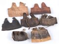 Konvolut Innenfutter Ersatzteile für Stahlhelm 1. Weltkrieg und frühe Reichswehr. Originale und Kopien
