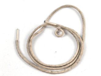 Zugband für ein Stahlhelm Innenfutter . Sieht man so unter anderem bei Luftschutzhelmen. Länge 55cm, UV negativ