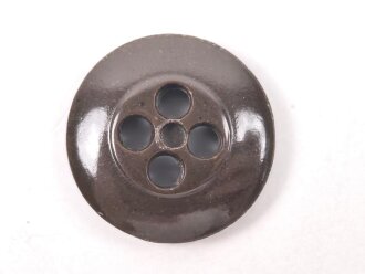 Kunstharzknopf braun.  Durchmesser 14,5 mm. Sie erhalten zehn ( 10 ) Stück