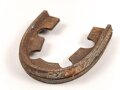 Paar Absatzeisen für Marschstiefel der Wehrmacht. Breite an der offenen Seite außen gemessen 71mm