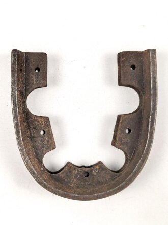 Paar Absatzeisen für Marschstiefel der Wehrmacht. Breite an der offenen Seite außen gemessen 77mm