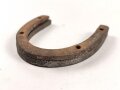 Paar Absatzeisen für Marschstiefel der Wehrmacht. Breite an der offenen Seite außen gemessen 77mm