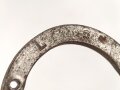 Paar Absatzeisen für Marschstiefel der Wehrmacht. Breite an der offenen Seite außen gemessen 77mm