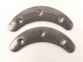 Paar Metallplättchen  für Offizierstiefel der Wehrmacht. Breite 55mm