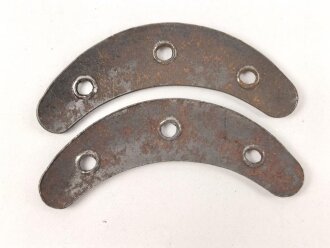 Paar Metallplättchen  für Offizierstiefel der...