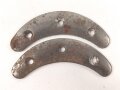 Paar Metallplättchen  für Offizierstiefel der Wehrmacht. Breite 55mm