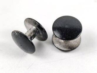 2 x Doppelpilzkopf Wehrmacht aus lackiertem Leichtmetall,...