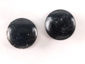 2 x Doppelpilzkopf Wehrmacht aus lackiertem Leichtmetall, Durchmesser 6mm