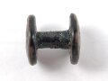 Doppelpilzkopf Wehrmacht, lackiertes Messing, Durchmesser 9mm