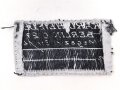 Luftwaffe Stoffetikett Heisler, Maße etwa 3 x 5,5cm
