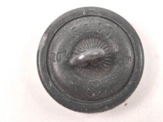 7 x Silberner Knopf 20mm