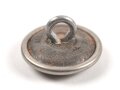 12 x  silberner Knopf glatt 21mm, gebraucht
