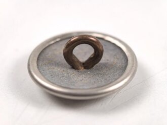 11 x  silberner Knopf für eine SA Bluse. Glatt , RZM, 21mm, gebraucht