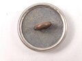 11 x  silberner Knopf für eine SA Bluse. Glatt , RZM, 21mm, gebraucht