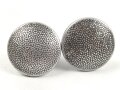 2 x  silberner Knopf mit langer Öse Wehrmacht. Durchmesser 19mm
