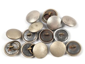 14 x Knopf für Parteiverbände,  Durchmesser 20-21mm