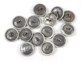 14 x Knopf für Parteiverbände,  Durchmesser 20-21mm