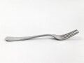 Kantinenbesteck Heer, Gabel aus Leichtmetall, markiert "W.H." ohne Adler