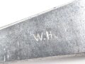 Kantinenbesteck Heer, Gabel aus Leichtmetall, markiert "W.H." ohne Adler