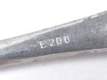 Kantinenbesteck Heer, Gabel aus Leichtmetall, markiert "W.H." ohne Adler