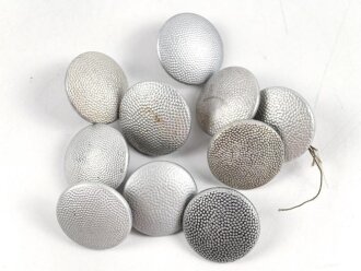 10 x Uniformknopf Wehrmacht, Durchmesser 20-21mm, gebraucht