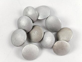 10 x Uniformknopf Wehrmacht, Durchmesser 20-21mm, gebraucht