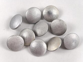 10 x Uniformknopf Wehrmacht, Durchmesser 20-21mm, gebraucht