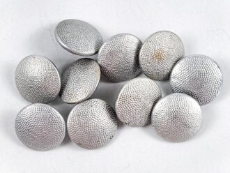 10 x Uniformknopf Wehrmacht, Durchmesser 20-21mm, gebraucht