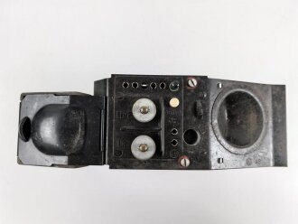 Feldfernsprecher 33 Wehrmacht. Gebraucht, datiert 1943, Funktion nicht geprüft
