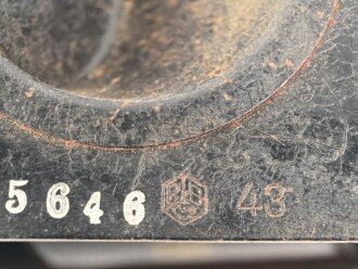 Feldfernsprecher 33 Wehrmacht. Gebraucht, datiert 1943, Funktion nicht geprüft