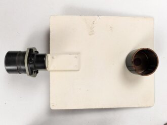 Teil eines Richtgerätes der Wehrmacht. Guter Zustand, im zugehörigen Transportkasten
