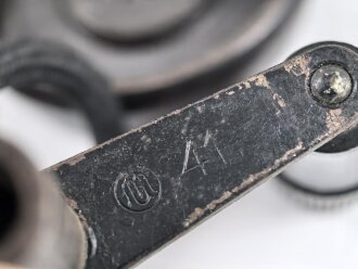 Feldfernsprecher 33 Wehrmacht. Gebraucht, datiert 1942, Funktion nicht geprüft