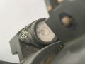 Meßlatte in Transportbehälter Wehrmacht. Hersteller Wichmann Freiburg in Sachsen. Guter Gesamtzustand, Originallack