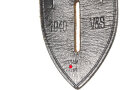 Anknöpflasche für ein Dienstglas der Wehrmacht, guter Zustand, datiert 1940