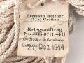 150 Stück Kunstfaserstrippen, Länge je etwa 60-65cm , mit origialem Herstelleretikett Hermann Metzner Grottau, "Kriegsauftrag", datiert 1944
