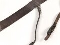 Koppel mit Säbelgehänge. Messingschloss mit Auflage, Schlosshöhe 65mm. Guter Gesamtzustand, Frankreich ?