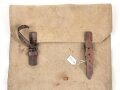 Aufbewahrungstasche Wehrmacht. Maße 29 x 49cm, Hersteller und 1941 gestempelt, ungereinigt
