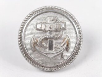 Kriegsmarine, silberner Knopf 20mm