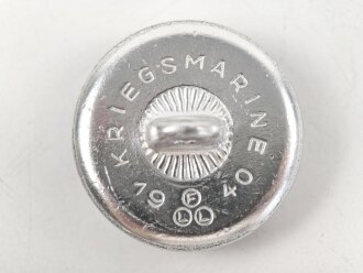 Kriegsmarine, silberner Knopf 20mm