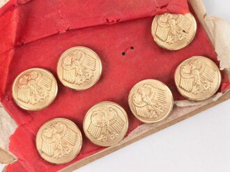 Deutsche Reichspost 20/30iger Jahre, 7 x Uniformknopf je...