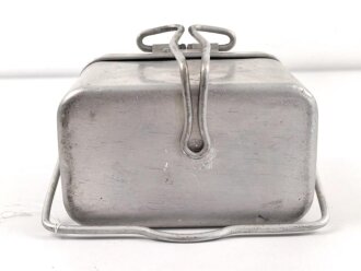 Frankreich, Kochgeschirr dreiteilig, Aluminium undatiert, höchstwahrscheinlich aus der Zeit des 2. Weltkrieg