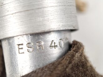 Feldflasche Wehrmacht, stark gebraucht, Leder zum Teil trocken