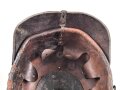 Bayern 1.Weltkrieg, feldgraue Pickelhaube für Mannschaften. Ungereinigter Fundzustand, datiert 1916