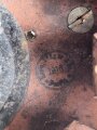 Bayern 1.Weltkrieg, feldgraue Pickelhaube für Mannschaften. Ungereinigter Fundzustand, datiert 1916
