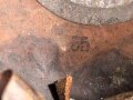 Bayern 1.Weltkrieg, feldgraue Pickelhaube für Mannschaften. Ungereinigter Fundzustand, datiert 1916