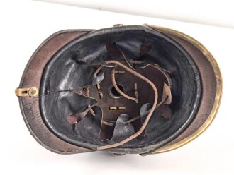 Preussen , unvollständige Pickelhaube für Mannschaften. Kammerstück von 1888 , ungereinigt.