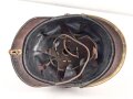 Preussen , unvollständige Pickelhaube für Mannschaften. Kammerstück von 1888 , ungereinigt.