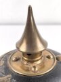 Preussen , unvollständige Pickelhaube für Mannschaften. Kammerstück von 1888 , ungereinigt.