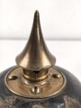Preussen , unvollständige Pickelhaube für Mannschaften. Kammerstück von 1888 , ungereinigt.